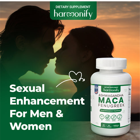 HARMONIFY Maca & Fenugreek Sexual Enhancement Supplement